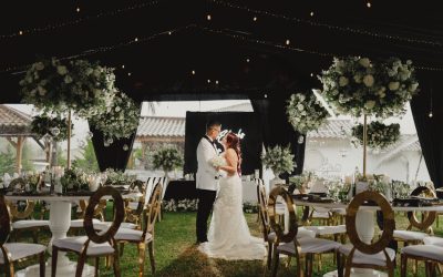 Carpas Negras: La Clave para una Boda de Día con el Encanto de la Noche en Quito, Ecuador