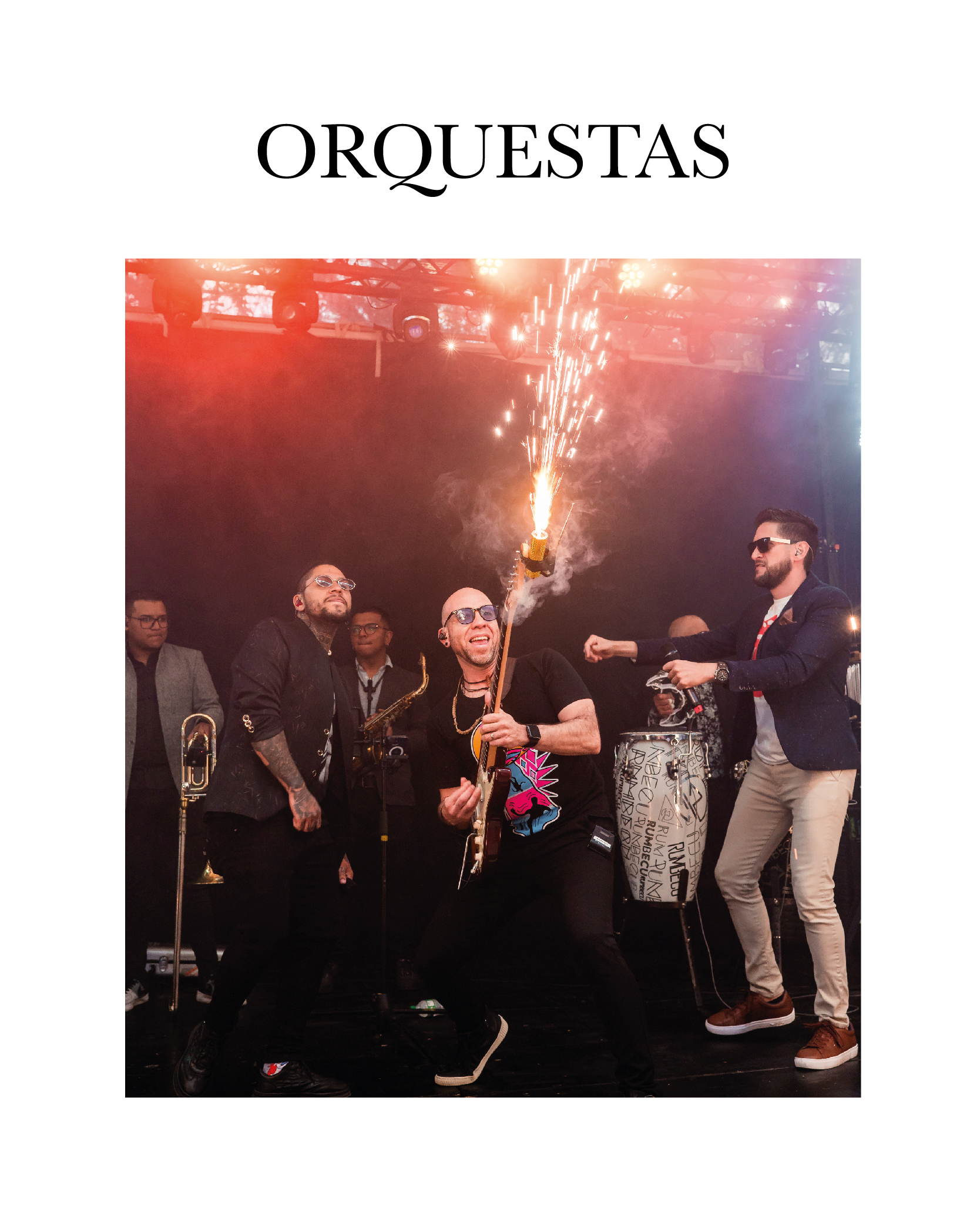 SERVICIOS ADICIONALES -06 ORQUESTAS PARA BODAS Y EVENTOS